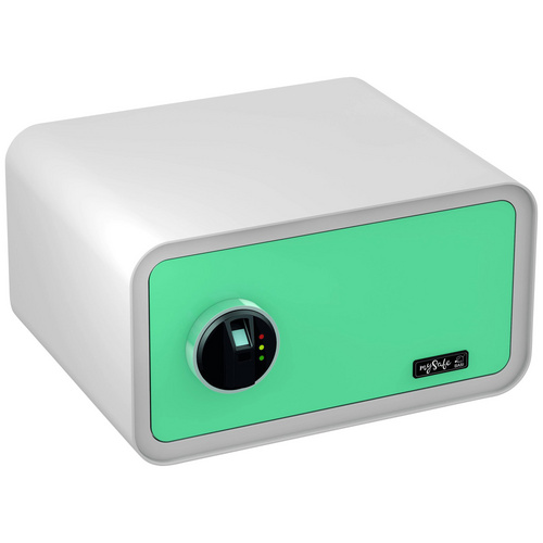 Basi Tresor mySafe 430 Fingerscanner und Alarmfunktion Blau-Weiß