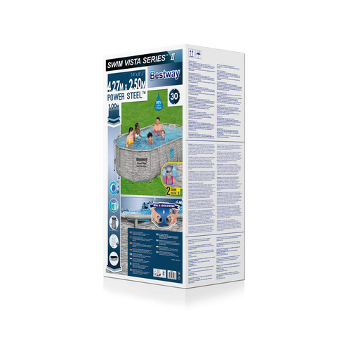 BESTWAY Pool, steinfarben, BxHxL: 220 x ... BESTWAY Pool, steinfarben, BxHxL: 220 x ...