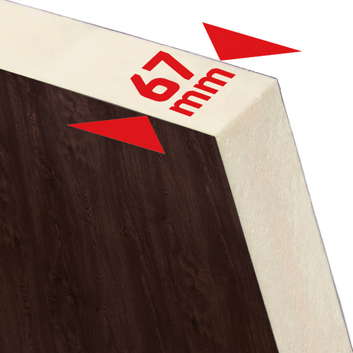 Thumbnail - Splendoor Sicherheitshaustür »SPLIT Prime RC2«, Aluminium, in nussbaum - braun
