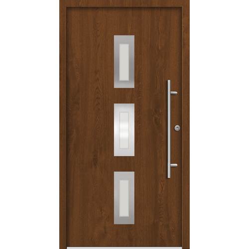 Splendoor Sicherheitshaustür »PULA Prime RC2«, Aluminium, in golden oak - braun