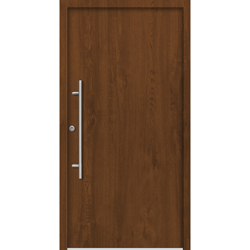 Splendoor Sicherheitshaustür »PATRAS Prime RC2«, Aluminium, in golden oak - braun