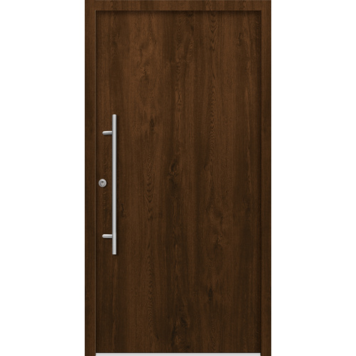 Splendoor Sicherheitshaustür »PATRAS Prime RC2«, Aluminium, in nussbaum - braun