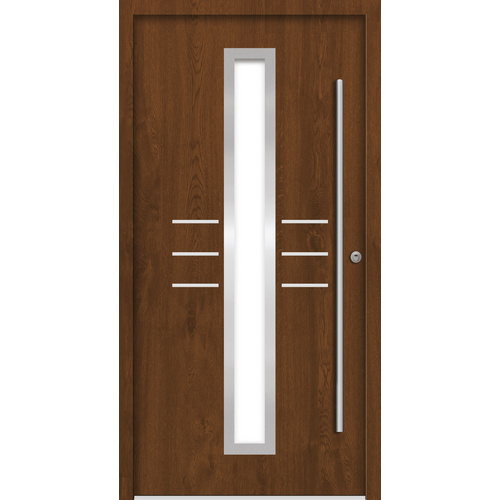 Splendoor Sicherheitshaustür »OMIS Prime RC2«, Aluminium, in golden oak - braun