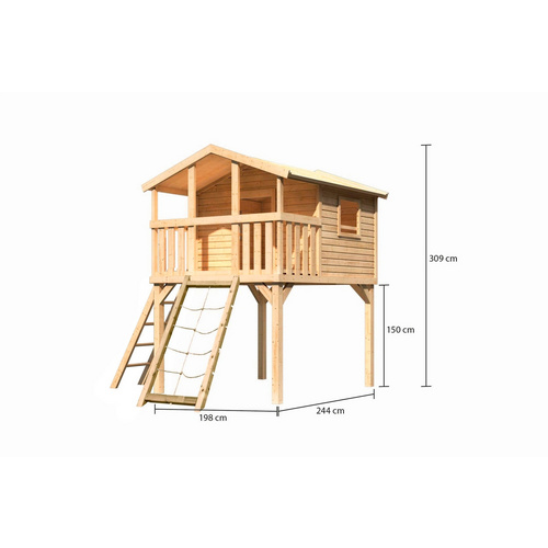 AKUBI Kinderspielgerät, BxHxT: 198 x  3...