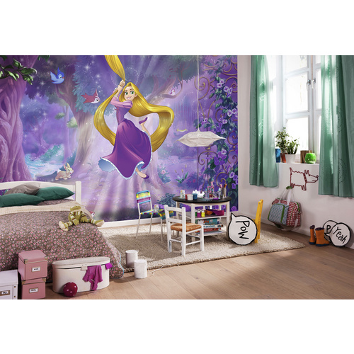 KOMAR Papiertapete »Rapunzel«, Breite 368 cm - bunt