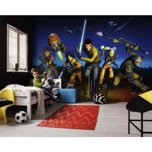 KOMAR Papiertapete »STAR WARS Rebels Run«, Breite 368 cm - bunt