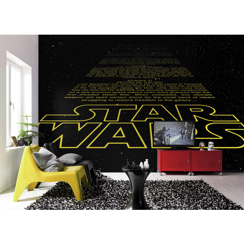 KOMAR Papiertapete »STAR WARS Intro«, Breite 368 cm - bunt