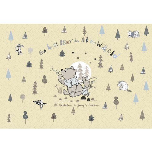 Komar Fototapete Winnie Pooh Best Bear 368 cm x 254 cm