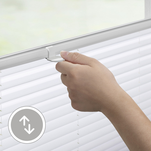 Thumbnail - Lichtblick Plissee, 1 Plissee, Klemmfix, 120x130 cm, taupe weiß - grau