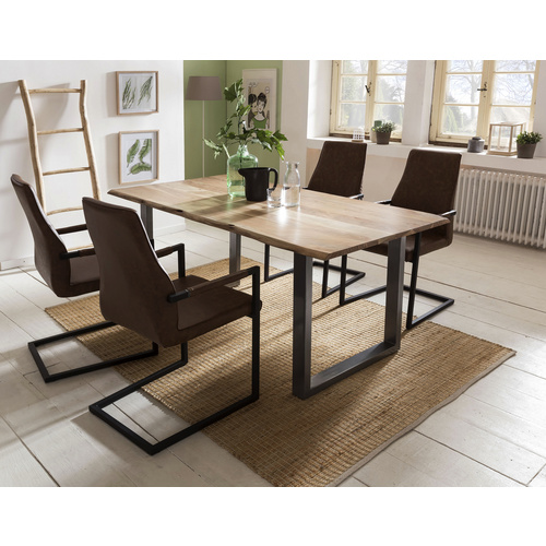 Thumbnail - SalesFever Stuhl, Höhe: 101,5 cm, hellbraun, 2 stk