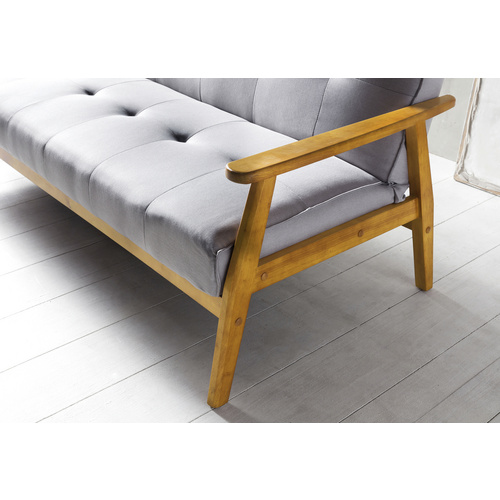 Thumbnail - SalesFever Schlafsofa, Breite: 190 cm, hellgrau