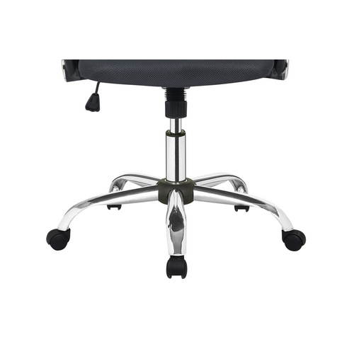 Thumbnail - Möbilia Bürostuhl, Höhe: 111 cm, grau/chromfarben