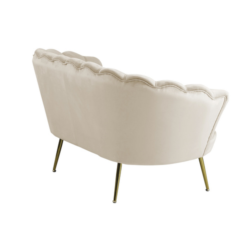 Thumbnail - SalesFever Muschelsofa, Höhe: 78 cm, beige/goldfarben