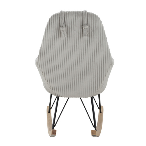 Thumbnail - SalesFever Schaukelstuhl, Höhe: 109 cm, grau/schwarz/natur