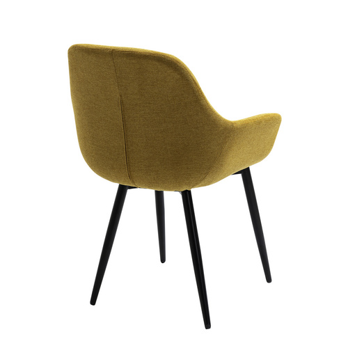 Thumbnail - SalesFever Stuhl, Höhe: 86 cm, gelb/schwarz, 2 stk