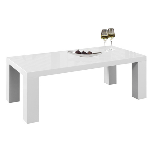 SalesFever Couchtisch, BxH: 120 x 40 cm, Mitteldichte Faserplatte (MDF) – weiss