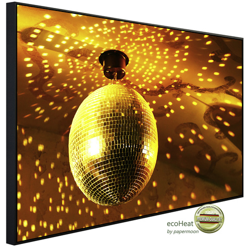 papermoon Infrarotheizung »EcoHeat - Goldener Discoball«, Matt-Effekt - bunt