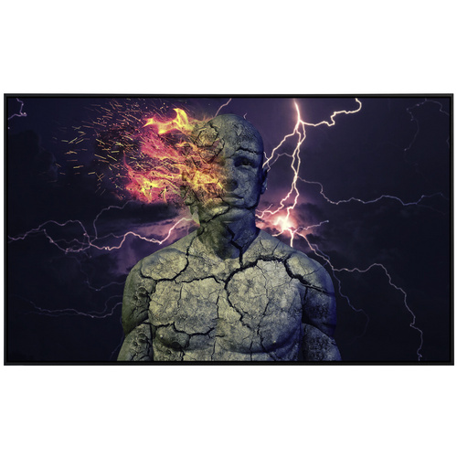 Thumbnail - papermoon Infrarotheizung »EcoHeat - Abstrakter Humanoid«, Matt-Effekt - bunt