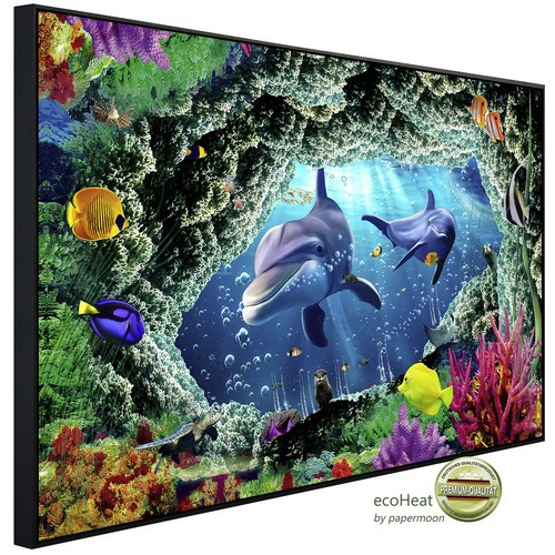 papermoon Infrarotheizung „EcoHeat – Unterwasserwelt“, Matt-Effekt – bunt