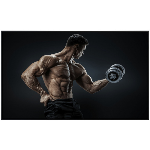 Thumbnail - papermoon Infrarotheizung »EcoHeat - Fitness Mann«, Matt-Effekt - bunt