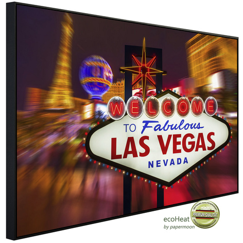 papermoon Infrarotheizung »EcoHeat - Fabelhaftes Las Vegas«, Matt-Effekt - bunt