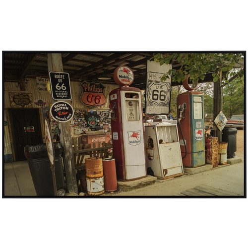 Thumbnail - papermoon Infrarotheizung »EcoHeat - Route 66«, Matt-Effekt - bunt