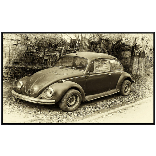 Thumbnail - papermoon Infrarotheizung »EcoHeat - Käfer Retro Auto«, Matt-Effekt - bunt