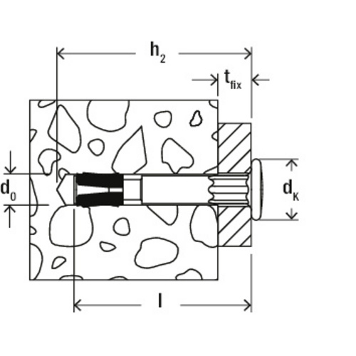 FISCHER Einschlaganker »FNA«, Ø: 6 cm...