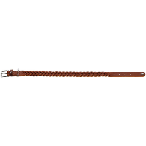 HUNTER Halsband, Gr. M, cognacfarben - braun