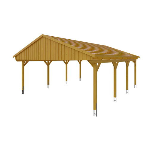 SKANHOLZ Carport »Fichtelberg«, BxT: 6...