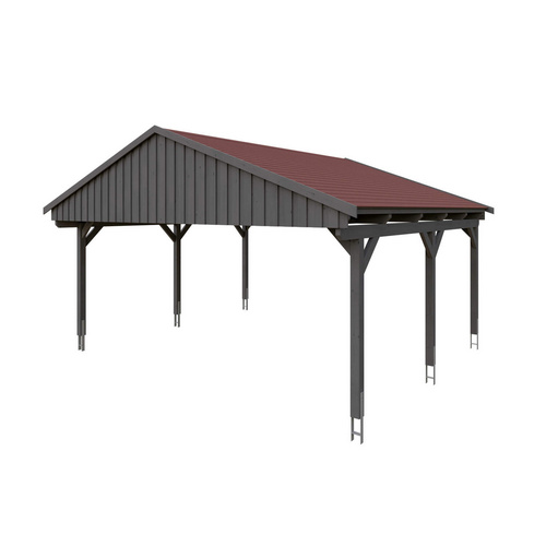 SKANHOLZ Carport »Fichtelberg«, BxT: 6...