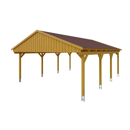 SKANHOLZ Carport »Fichtelberg«, BxT: 6...