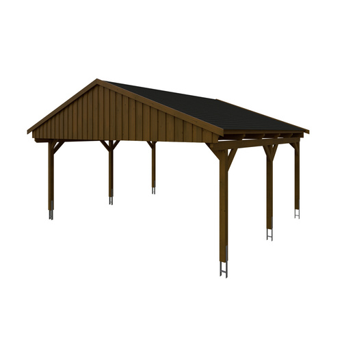 SKANHOLZ Carport »Fichtelberg«, BxT: 6...