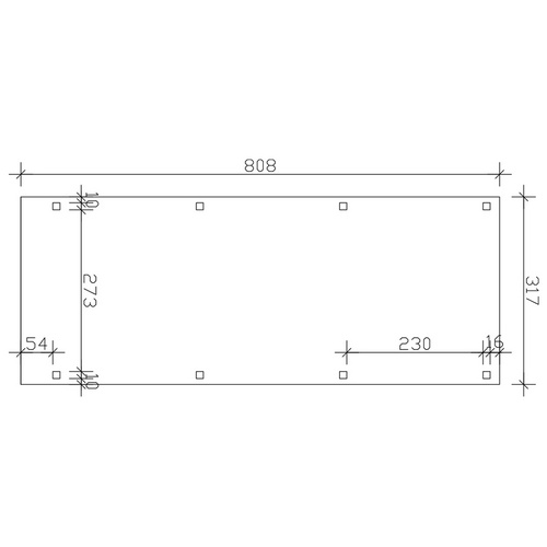 SKANHOLZ Carport »Fichtelberg«, BxT: 3...