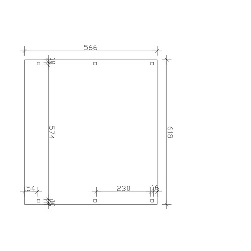 SKANHOLZ Carport »Fichtelberg«, BxT: 6...