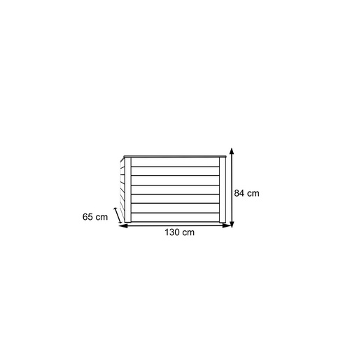 Westmann Hochbeet, BxHxL: 130 x 84 x 65 ...