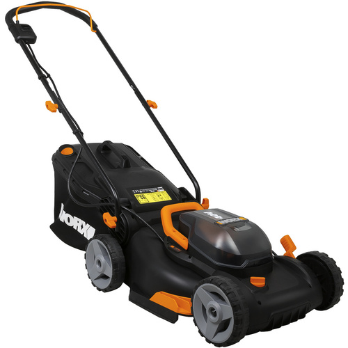 WORX Akku-Rasenmäher »WG743E«, 40 V, 4 Ah, Schnittbreite: 40 cm, mit Akku - bunt