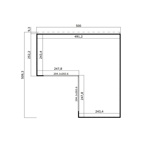 LASITA MAJA Gartenhaus »Domeo 6 «, BxT...