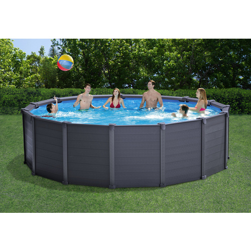 INTEX Pool, Rund, BxH: 478x124, grau...