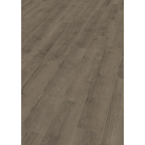 EGGER Laminat »Home«, Aqua+, Redmond Eiche dunkel (EHL168), BxL: 1292 x 193 mm – grau