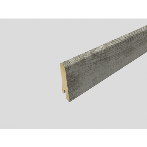 EGGER Sockelleiste »L554«, weiß, MDF, LxHxT: 240 x 6 x 1,7 cm, passend zu: Zappulla Pinie hell