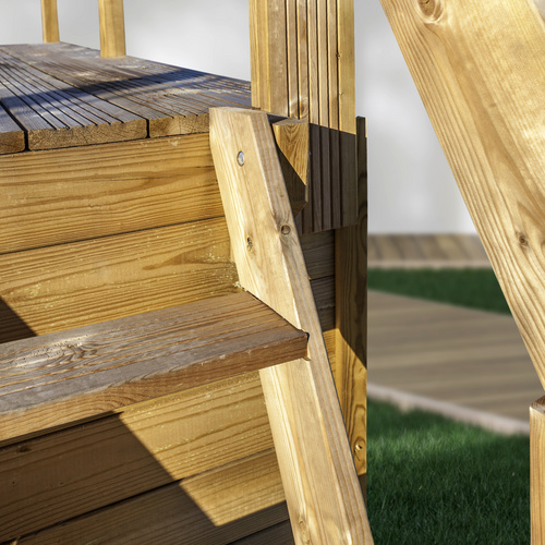 GRE Plattform, Holz - braun... GRE Plattform, Holz - braun...