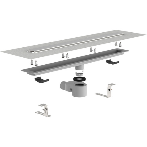 Thumbnail - SCHÜTTE Duschrinne, BxL: 10.5 x 70cm, Edelstahl - silberfarben