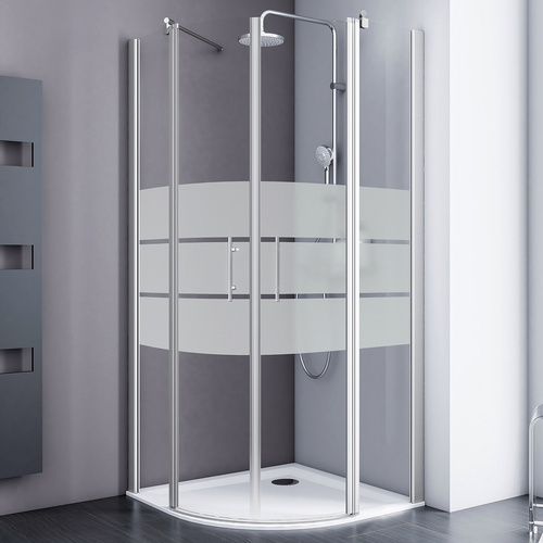 Schulte ExpressPlus Runddusche AlexaStyle2.0 90 x90 x 192 cm mit Radius: 550 mm