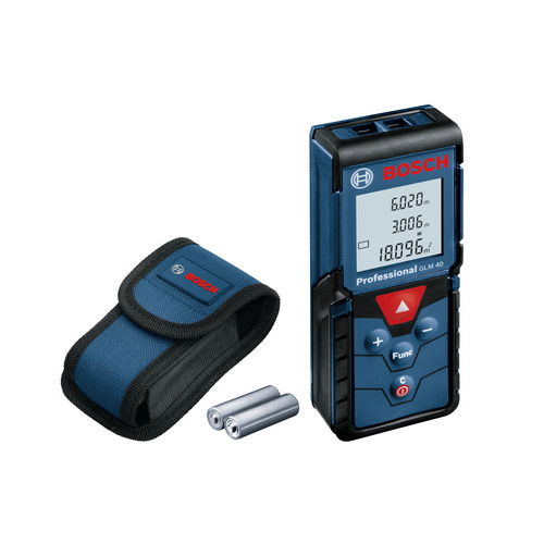 BOSCH PROFESSIONAL Laser-Entfernungsmesser »GLM«, schwarz/blau
