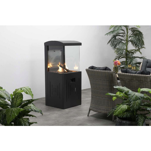 GARDEN IMPRESSIONS Feuerstelle, eckig, a...