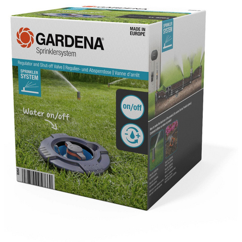 Gardena Schwarz 08264-20 Sprinklersystem Regulier Und Absperrdose - Image 3