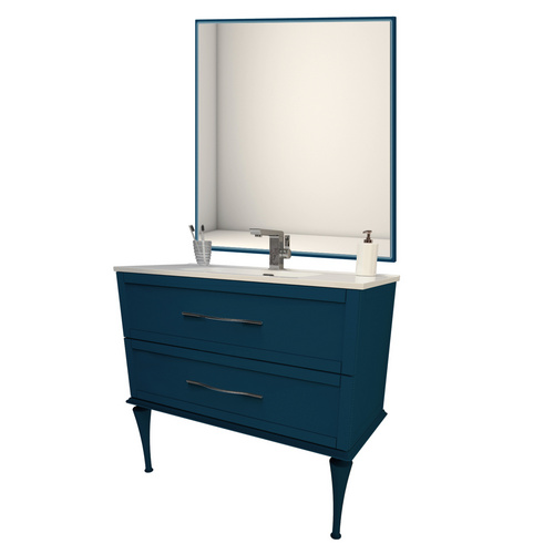 BADEN HAUS Badmöbel-Set »Tiffany«, 4 teilig, 100 cm – blau