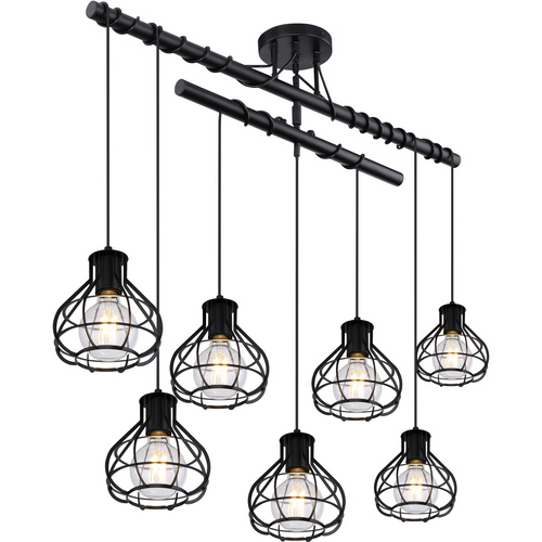 Globo Pendelleuchte Clastra 7flg. 15388-7D B. 100 cm