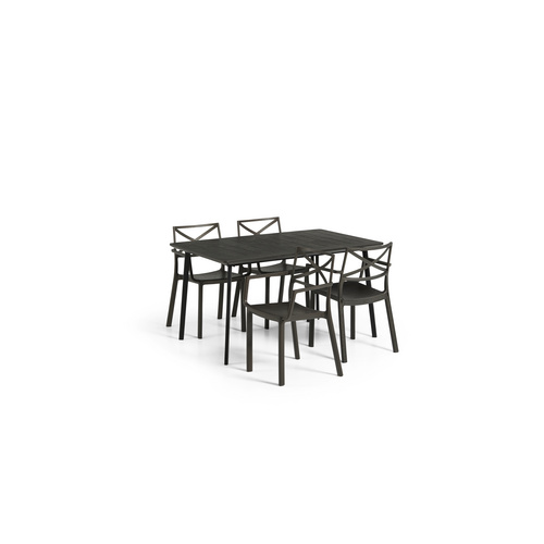 BEST Diningset Torino 5tlg. Kunststoff  ...